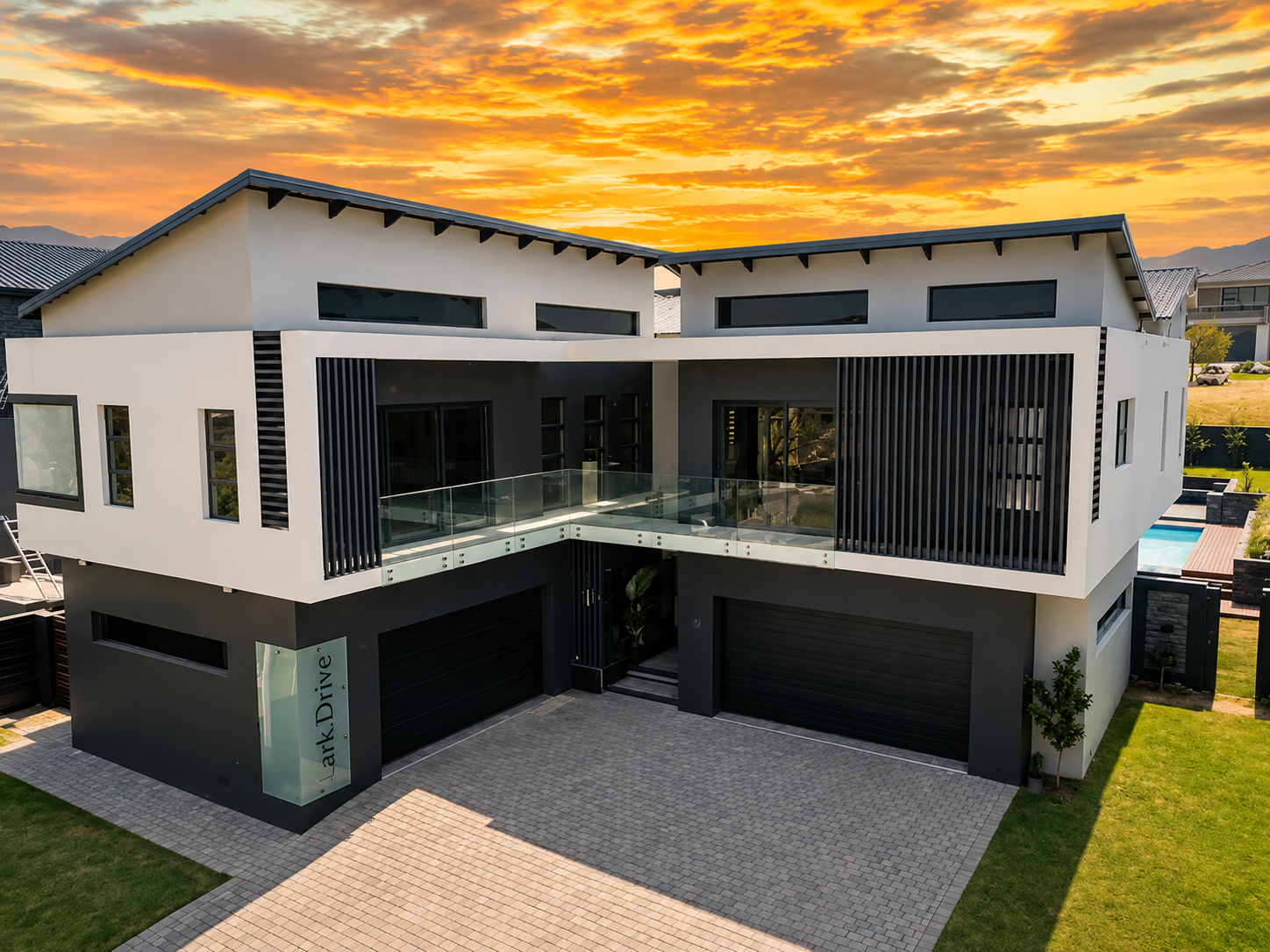 Modern construction site